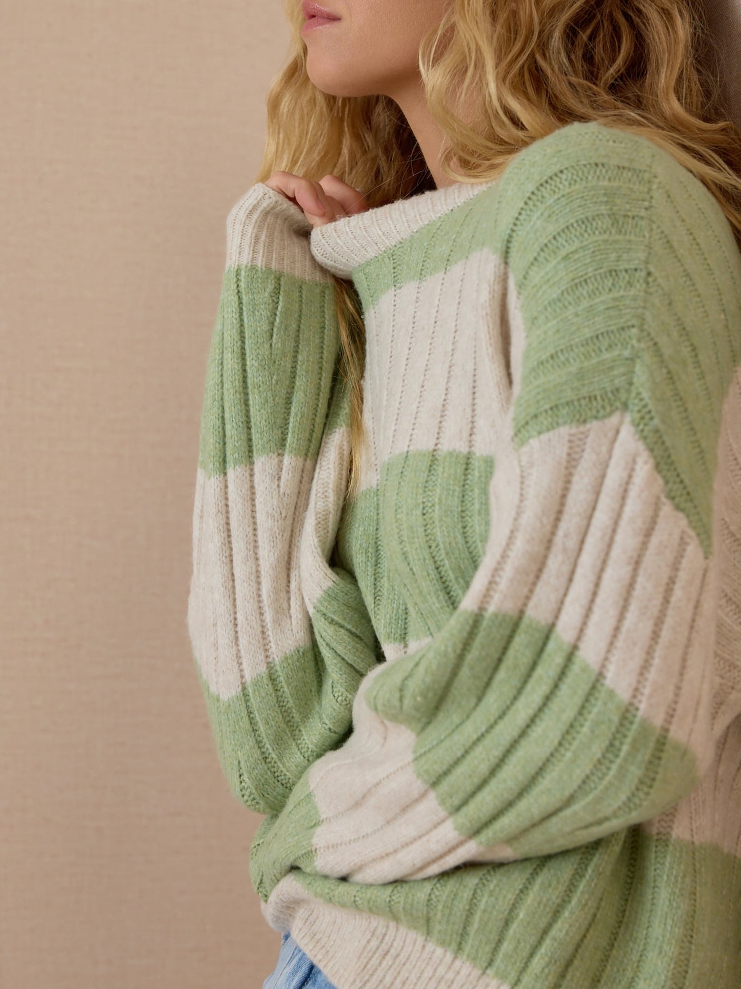 Vivi Rib Stripe Sweater