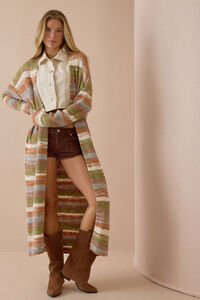 Wrenlee Spacedye Sweater Duster