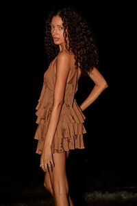 Miley Embroidered Ruffle Skirt