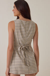 Grace Plaid Romper