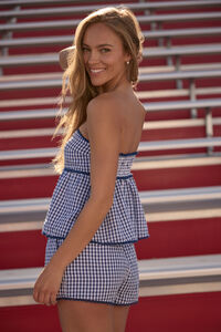 Sharpay Gingham Tube Top