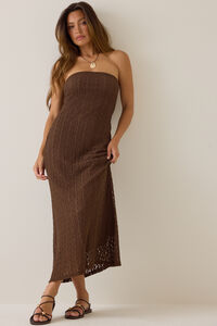 Clare Strapless Midi Dress