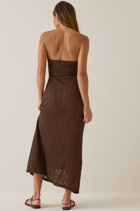 Clare Strapless Midi Dress
