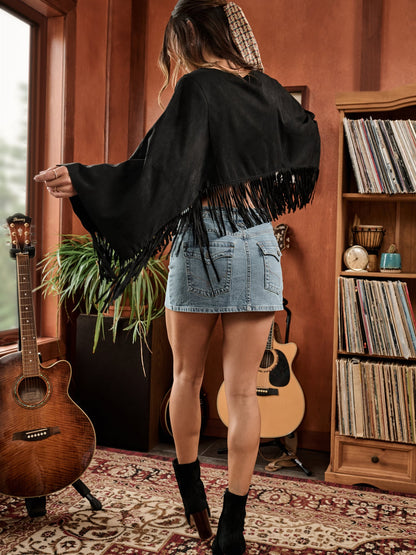 Josephine Mini Denim Skirt